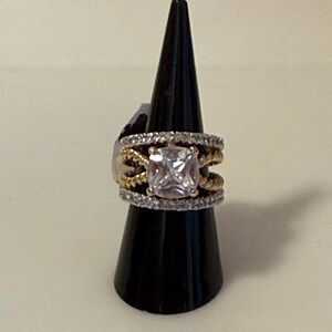 Cocktail Ring Pave NWT